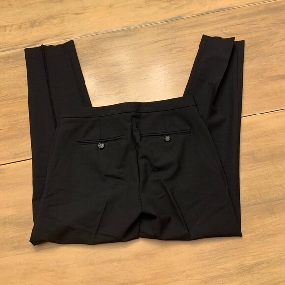 Theory Cropped Trousers Size 00 Black - Picture 3 of 10